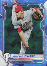 2021 Bowman Chrome Sapphire #59 Spencer Howard RC
