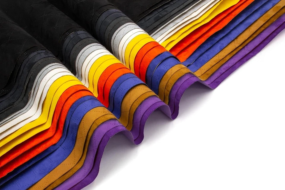 Versátil gamuza de microfibra negra elástica para interiores de automóviles - 19,68 x 59,06 pulgadas Foto 3 de 4