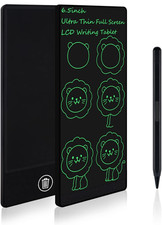 6.5in LCD Writing Tablet, Reusable Notepad with Lock, Pocket Doodle Board