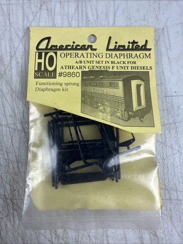 HO American Limited 9860 Lote de 3 Diafragmas Op Negro Athearn Genesis F A/B NI BE6 | Zustand: New