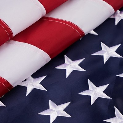 Flag 3x5 Ft Outdoor, Heavy Duty Polyester Flags with Embroidered Stars, Sewn ...