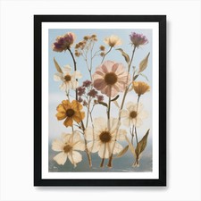 Dried Flowers 1 Art Print Framed Wall Art Poster Canvas Print Picture