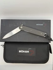 Boker Plus LRF Carbon Fiber Handle Folding Knife New 01BO079
