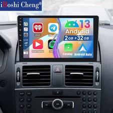 Für Mercedes Benz C Klasse W204 S204 9" Autoradio Android 14 GPS NAVI WIFI BT FM Für Mercedes Benz C Klasse W204 S204 9" Autoradio Android 14 GPS NAVI WIFI BT FM