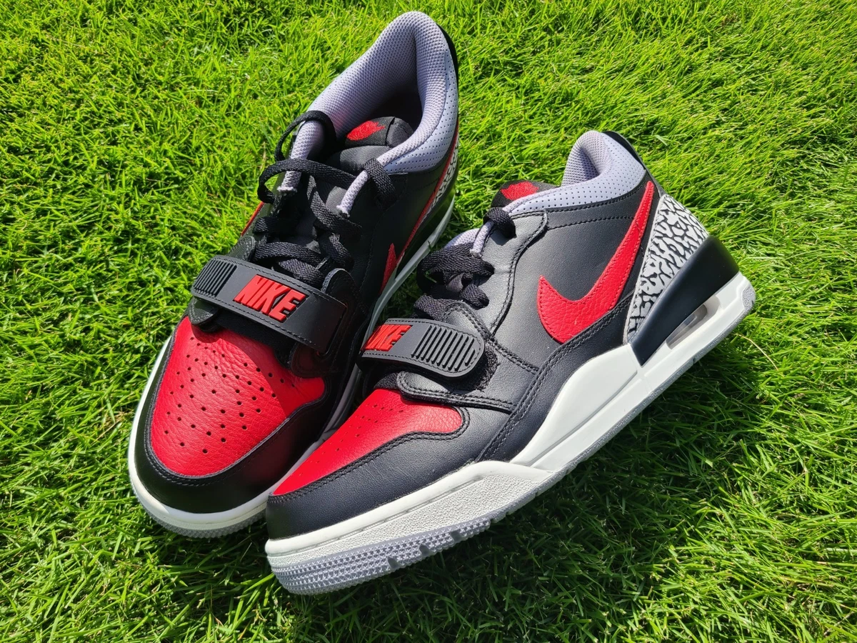 Jordan Shoes Mens Size 8.5 Black Red Low Top Basketball Sneakers HJ9029-010 Jordan Legacy 312 Low  main image 4