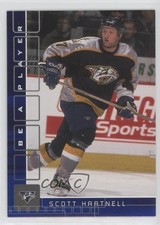 2001-02 ITG Be A Player Memorabilia Sapphire 23/100 Scott Hartnell #182 7ez