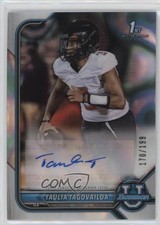 2021 Bowman U Chrome Prospect Lava Refractor 170/199 Taulia Tagovailoa Auto 11oq