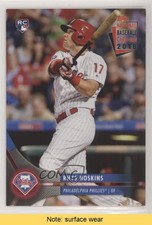 2018 Topps National Baseball Card Day Rhys Hoskins #NTCDG-2 Rookie RC READ ff8. rookie card picture