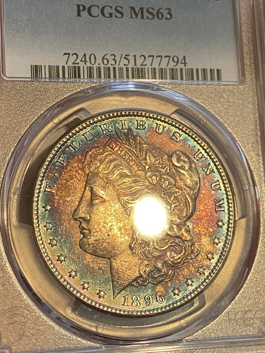 MS 63 Graded 1896 Year Morgan US Dollars (1878-1921) for sale | eBay