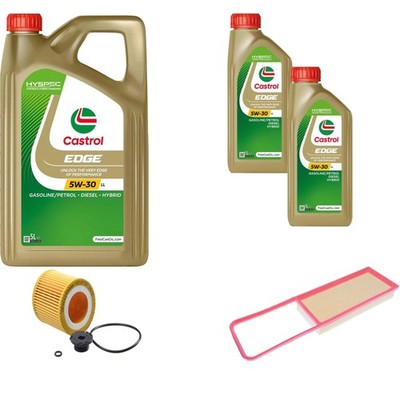 Inspektionspaket Castrol EDGE Titanium 5W-30 LL 7L für BMW X5 xDrive40e