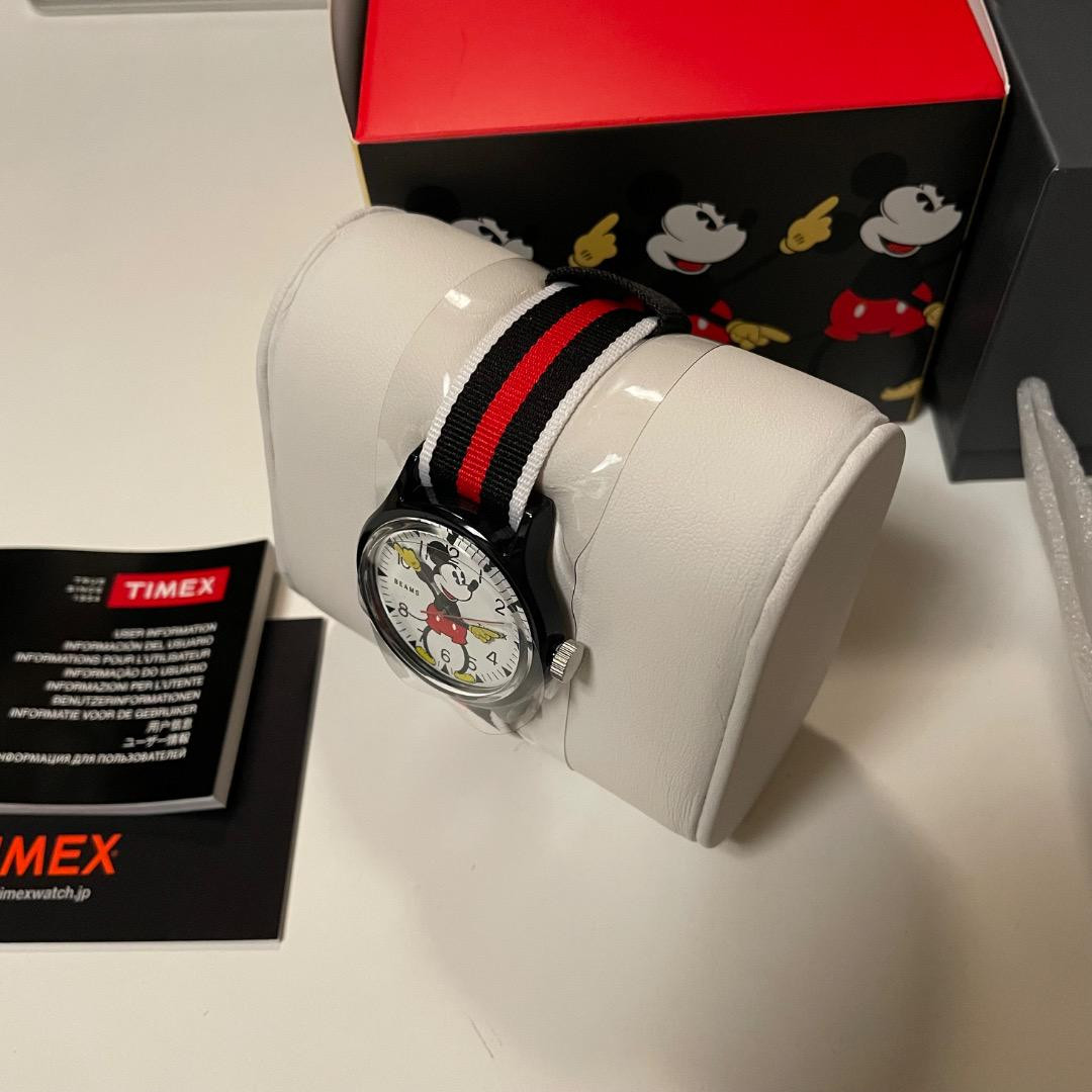 Rare New TIMEX x BEAMS Mickey Mouse 90th Anniversary Watch Rare New TIMEX x BEAMS Mickey Mouse 90th Anniversary Watch