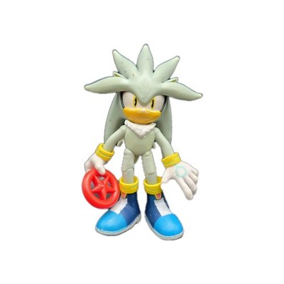 Jakks Pacific Silver Sonic The Hedgehog 4'' Actionfigur beweglich KOSTENLOSER VERSAND 