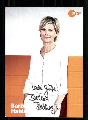 Barbara Hahlweg ZDF Autogrammkarte Original Signiert ## BC 233950
