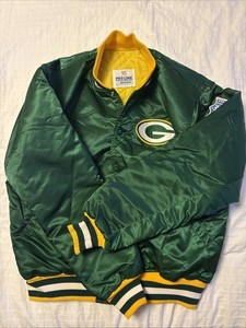 Vintage Green Bay Packers Starter Jacket Size L made in USA 