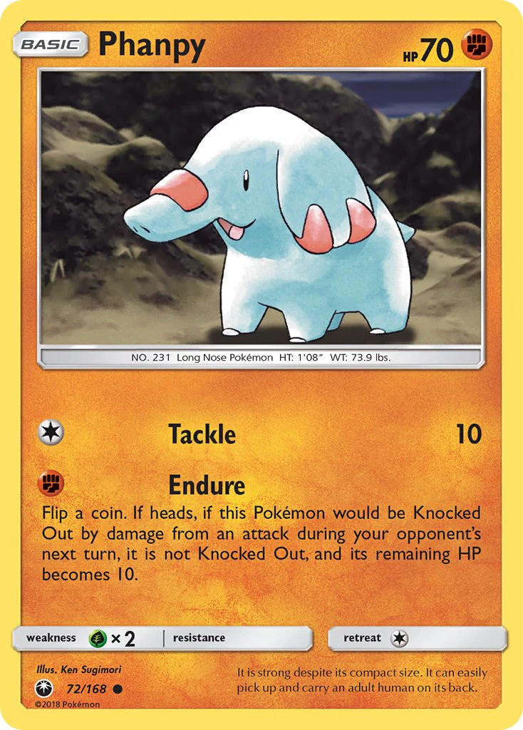 Phanpy - 72/168 - Celestial Storm
