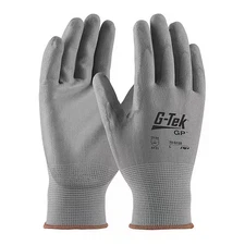 Pip Coated Gloves, Polyurethane, Smooth, Palm, 3 Abrasion Level, Gray, 2XL (11)