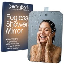 Shower Mirror - Fogless for Shaving  Washing Your Face - Anti-Fog - for Men 