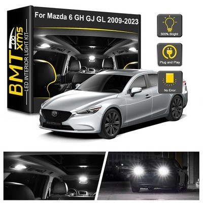 13x Interior LED Light Bulb Reverse License Plate For Mazda 6 GH GJ GL 2009-2023
