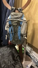 Camelbak Backpack Hiking Biking Gray/Blue Pack