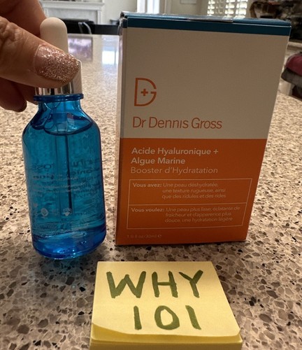 Dr Dennis Gross Hyaluronic Marine Hydration Booster 1oz/30mL FULL SZ SEALED $72 - Picture 6 of 22