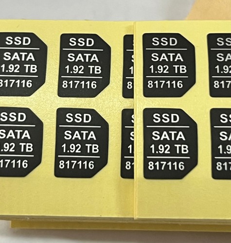 20PCS 651687-001 p22892 Tray Caddy Adhesive Stickers Labels FOR HP G8G9 2.5inch - Picture 79 of 106