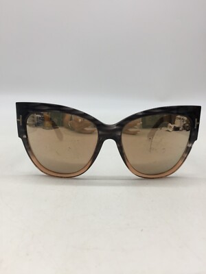 Tom Ford Anoushka TF371 20G Melange Grey Peach Sunglasses 57-16