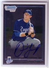 2010 Bowman Chrome Prospects #BCP107B David Lough AU Auto - NM-MT