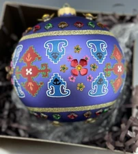 🦋 NEW  W/ BOX Large Jay Strongwater 6” Christmas Ornament