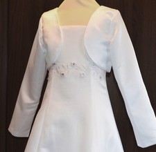 Kleid Jacke NEU *SALE* 128  134 140 Kommunionkleid Kommunionskleid Reifrock LERA