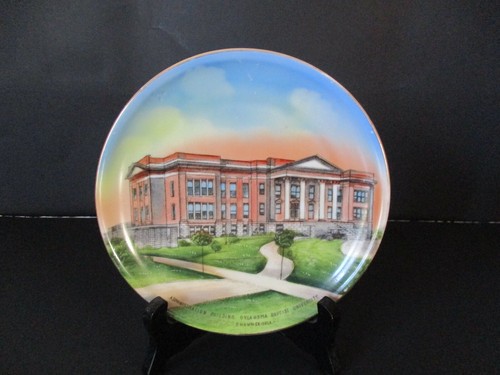 Early 20th Century Souvenir Dish Baptist University Shawnee Oklahoma #