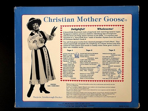 Neu ~ Christian Mother Goose Rock-A-Bye Bibel Kinderbuch & 3 Kassetten Set - Bild 2 von 3
