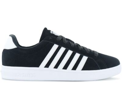 K-Swiss Court Tiebreak SDE - Herren Sneaker Schwarz 07012-002 Freizeit Schuh NEU