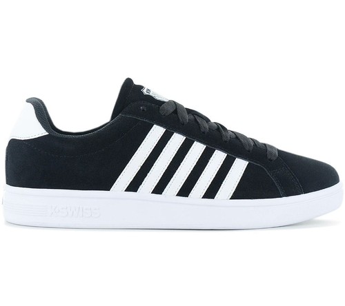 K-Swiss Court TIEBREAK SDE - Men's Sneakers Black 07012-002 Casual Shoe New