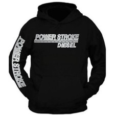 Powerstroke Silver Metal Power Hoodie Ford Power Stroke Diesel