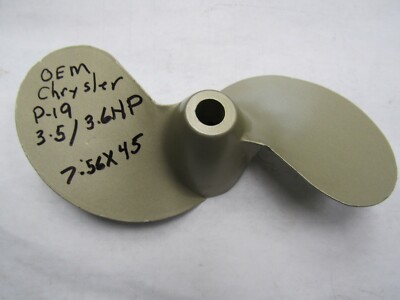New OEM Chrysler Outboard Propeller  P 19 Fits 3.6 And 3.5   7.59 X 4.5
