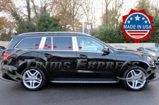 2013-2019 Mercedes Glgls Gl350 Gl450 Gl550 10pc Chrome Pillar Post X166 Trim