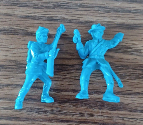 Five Civil War Toy Soldiers - Blue Plastic -Lido Toy Co.? - Picture 6 of 8