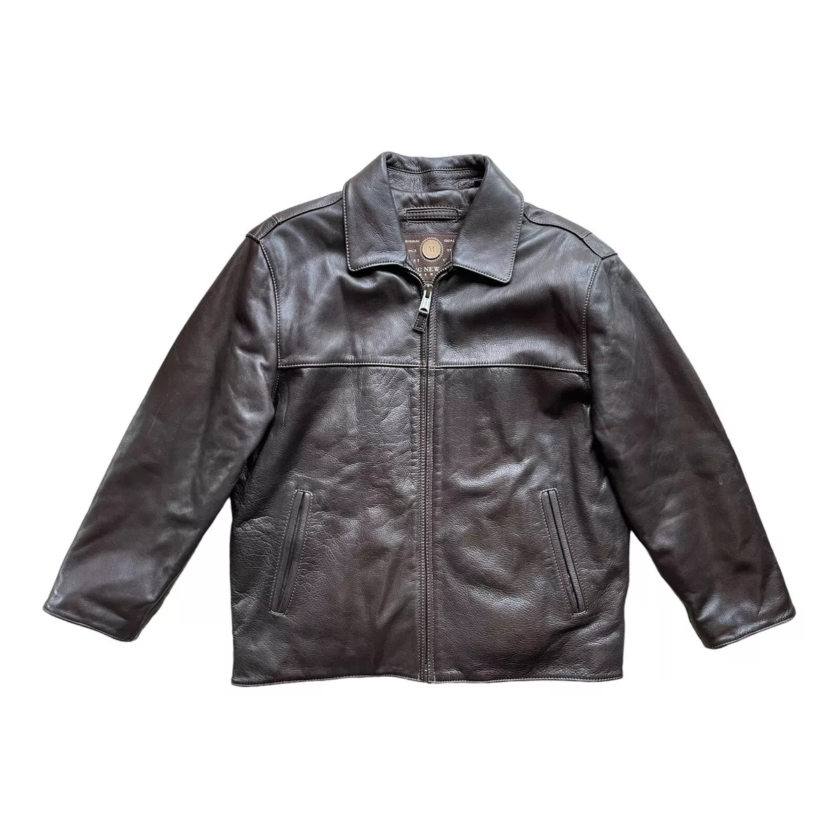 First class marc deals new york leather jacket
