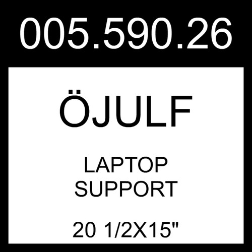 IKEA OJULF ÖJULF Laptop Support Dark Gray 20 1/2x15" 005.590.26