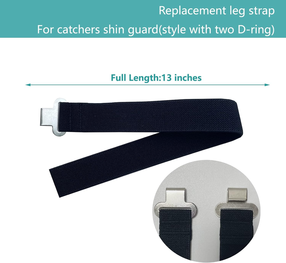 Shin Guard Replacement Straps,Baseball Catchers Gear Straps,Leg Guard