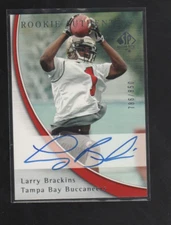 LARRY BRACKINS  2005 SP AUTHENTIC ROOKIE CARD AUTO #201  /850