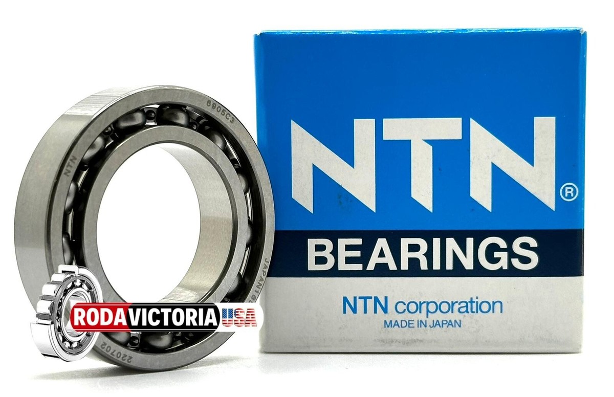 NTN JAPAN 6905 DEEP GROOVE BALL BEARING, OPEN, NO SEALS 25x42x9mm