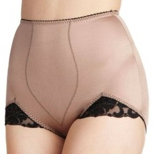 Rago Shapewear Light Control V-Leg Mocha Shaper Brief Plus Size 42/6XL