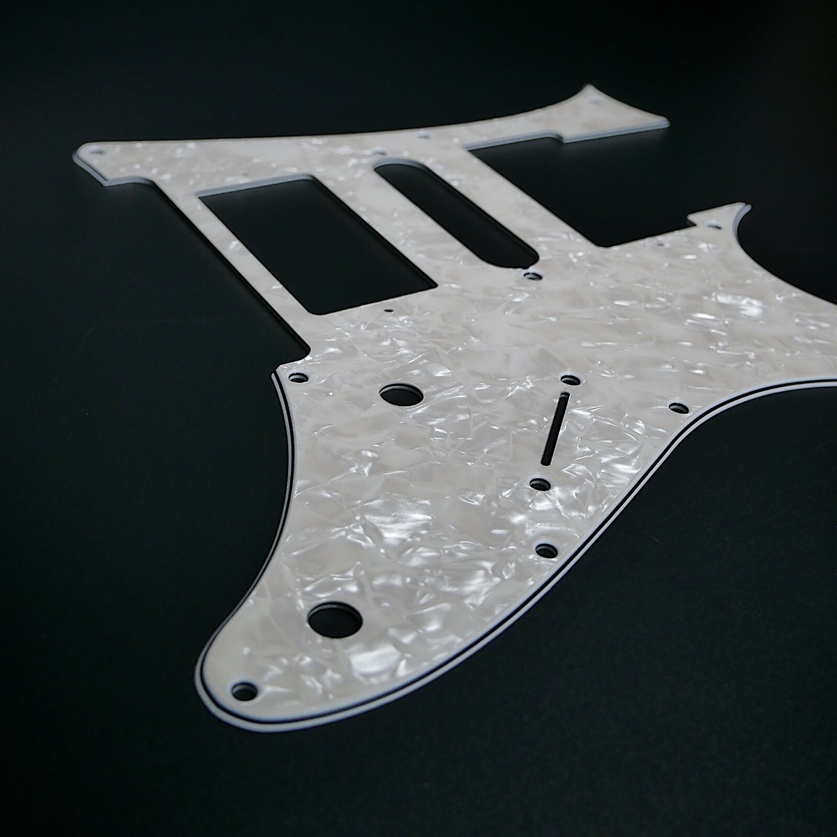 Ibanez Jem Series Pickguard • 4-ply White Pearl • Custom Pickguard