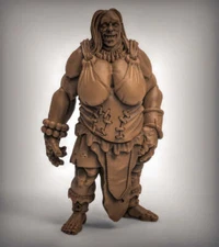 Female Hill Giant Resin Miniature Model for DnD | Tabletop Gaming