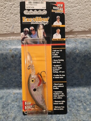 Excalibur Advantage Bill Dance Jimmy Houston Fat Free Shad BD5F Floating model!