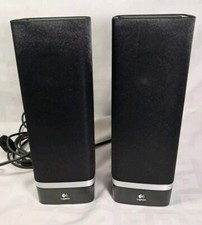 Logitech Z-5 Desktop Stereo Speakers for Mac and PC  TESTED WORKS AS IS 