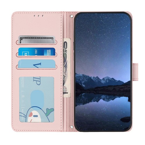 For T-Mobile Revvl 7 Pro Cute Pattern RFID Blocking Slots Crossbody Wallet Case - Picture 59 of 85