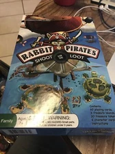 0 Roosterfin Rabbit Pirates Family Board Game Card Game Of War Played Board Game