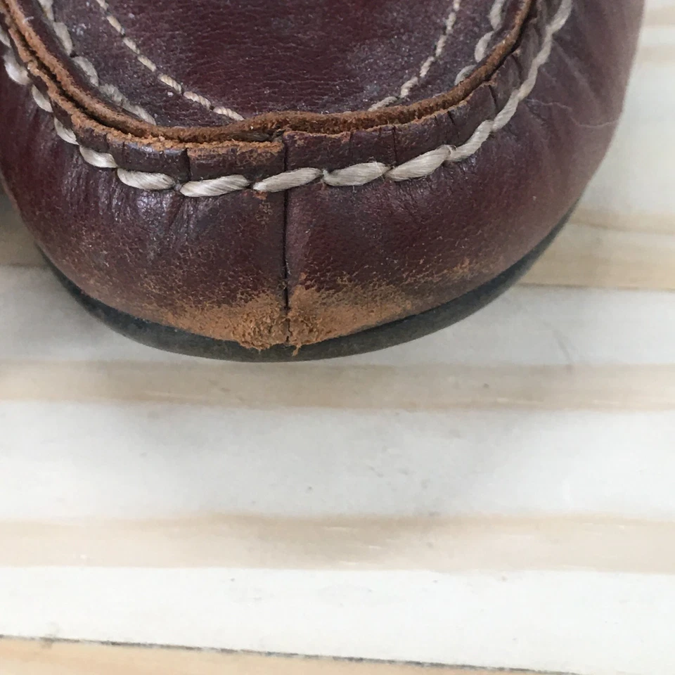 Mootsies Tootsies Zapatos Mujer 8.5 Mocasín Marrón Borlas Sin Cordones Informales Puntera Sin usar, en caja Foto 4 de 4